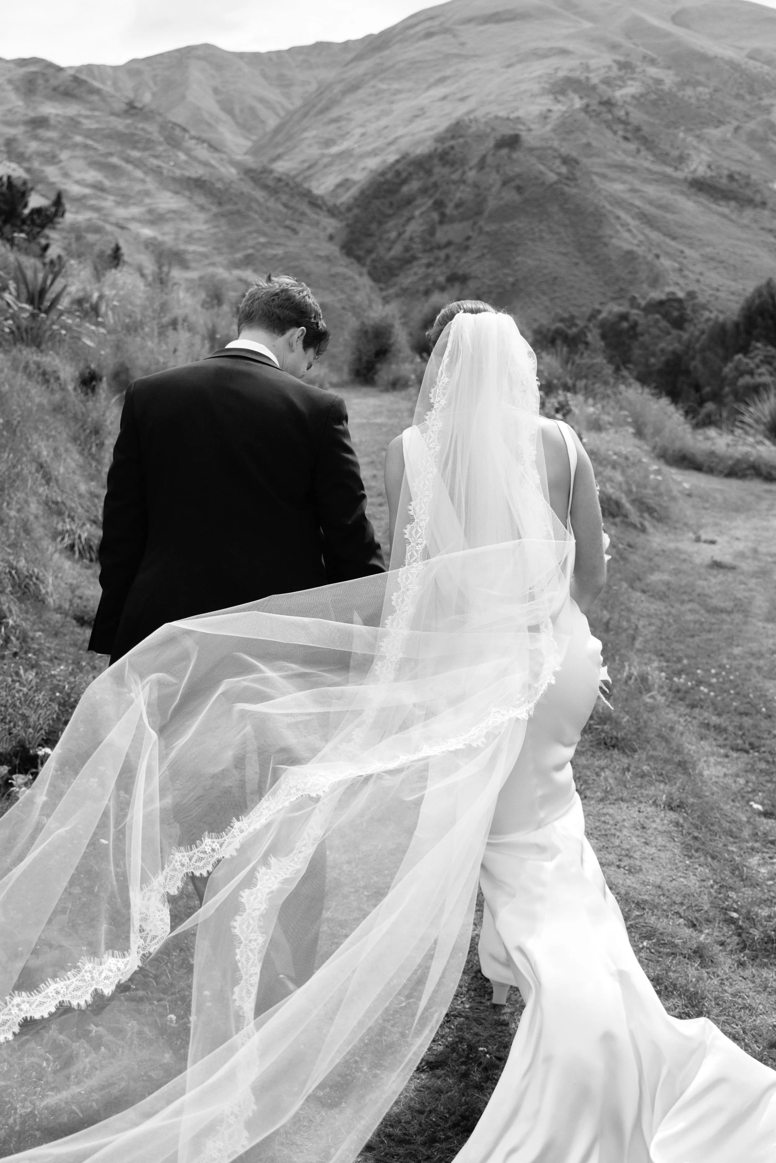 Beautiful Tash in our Laura Veil