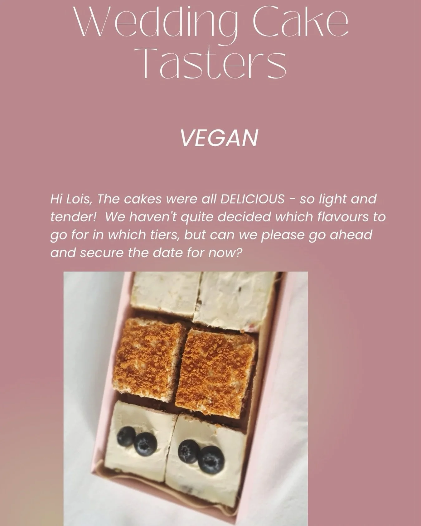 Ready to start your wedding cake journey? ✨ Brides-to-be, visit myheavenlycakes.uk and order your cake tasters today!  Let&rsquo;s  create something beautiful for your big day 🤍🍰

#weddingcakescambs 
#cambridgebrides 
#cambridgeweddingsupplier
#cam