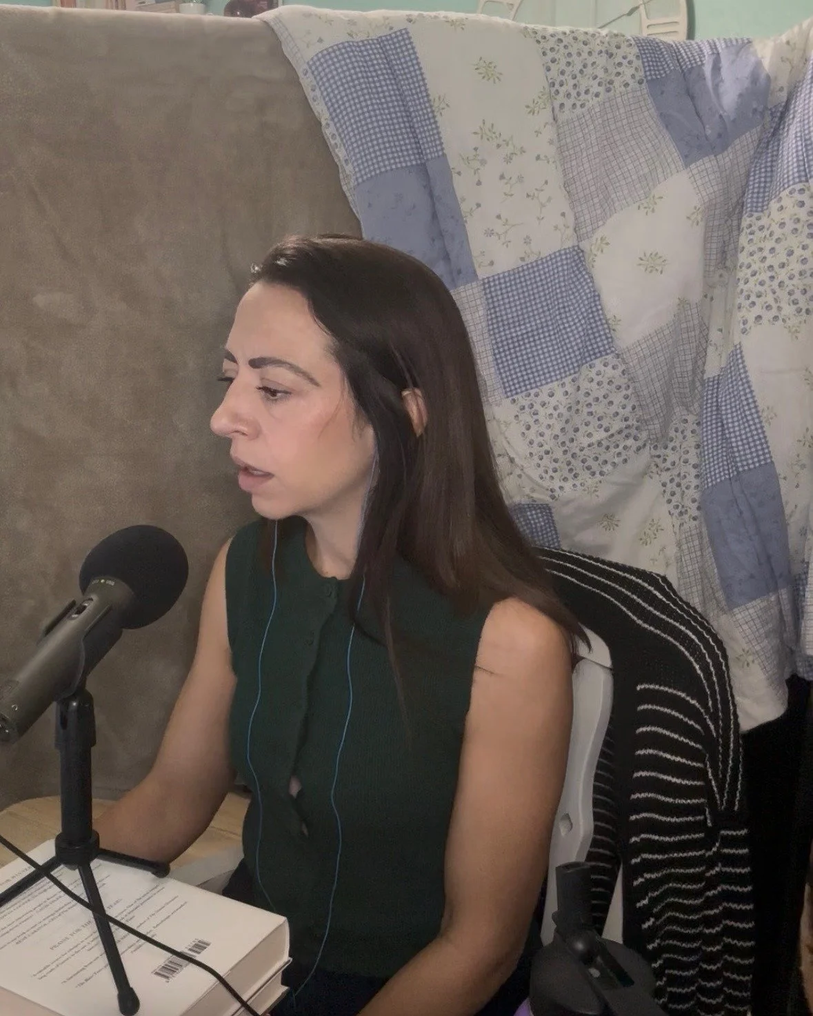 I have a new empathy for audiobook narrators.

I started recording the audiobook for my upcoming book, and I am learning very quickly that it requires a different kind of focus.

There is so much to pay attention to.
Pacing.
Tone.
Not drifting into m