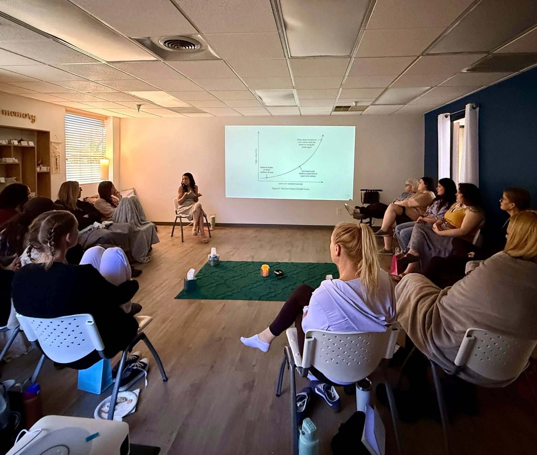 In a recent Core Values Discovery workshop I facilitated, I had an experience I haven&rsquo;t had before.

I was working with a group of therapists who specialize in grief work.

Before I arrived, they had taken time to honor their dead; to create a 