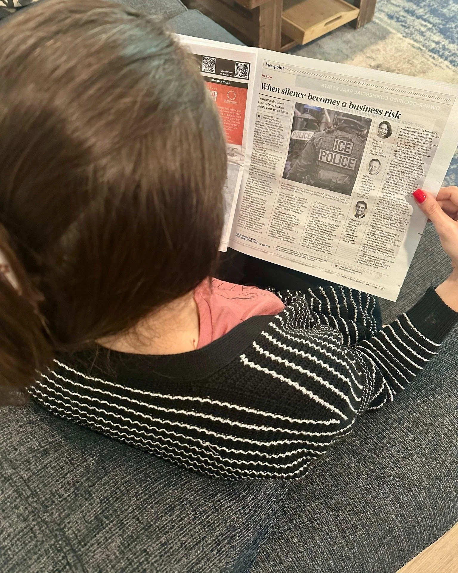 An op-ed I co-authored with John Fees and Adam Goodman was published in this week&rsquo;s Phoenix Business Journal: When Silence Becomes a Business Risk.

When to take a public stand on the issues of today &ndash; and what to say &ndash; is something