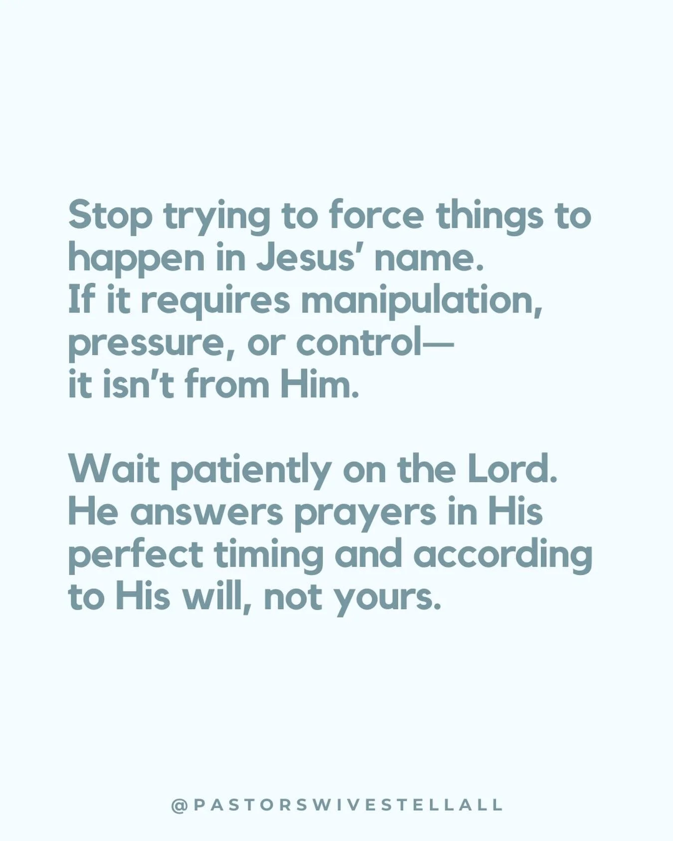 Some things look &ldquo;spiritual&rdquo;&hellip; but are actually just control in disguise.

God doesn&rsquo;t need your pressure to move.
He asks for your trust.

#churchcommunity #churchy #christiancommunity #churchleadership #churchleaders