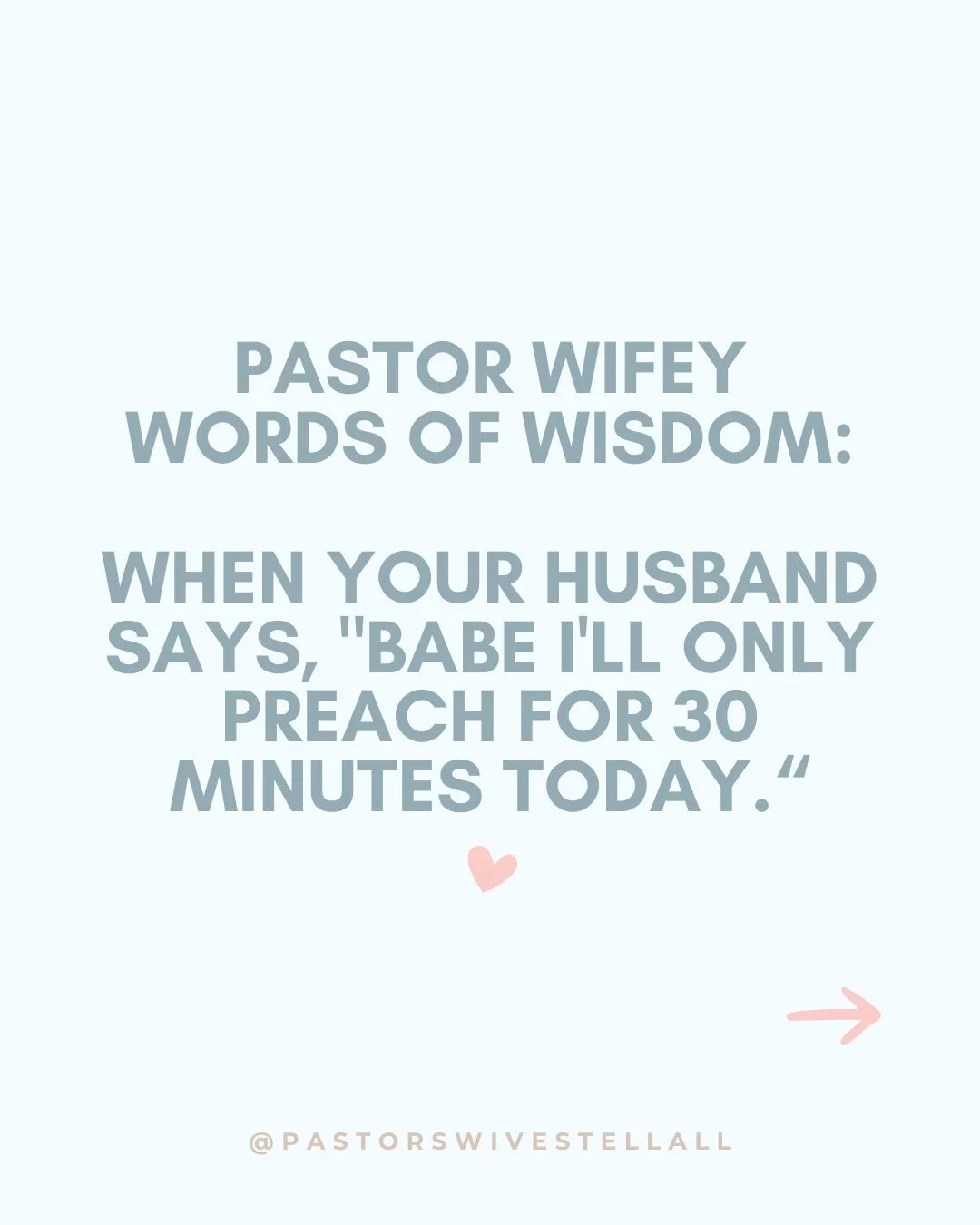 It&rsquo;s the little things, friends.

Remain faithful. 🙌🏼😏😆

#churchleadership #pastorswives #pastorswife #churchleaders #churchy