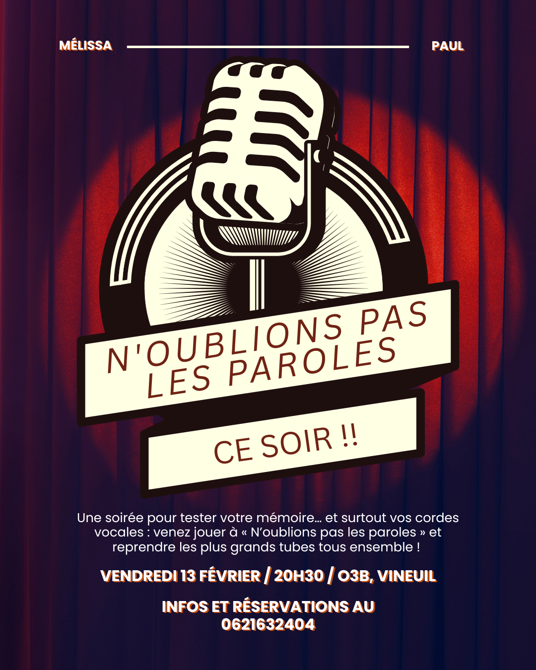 N’oublions pas les paroles à L'O.3.B