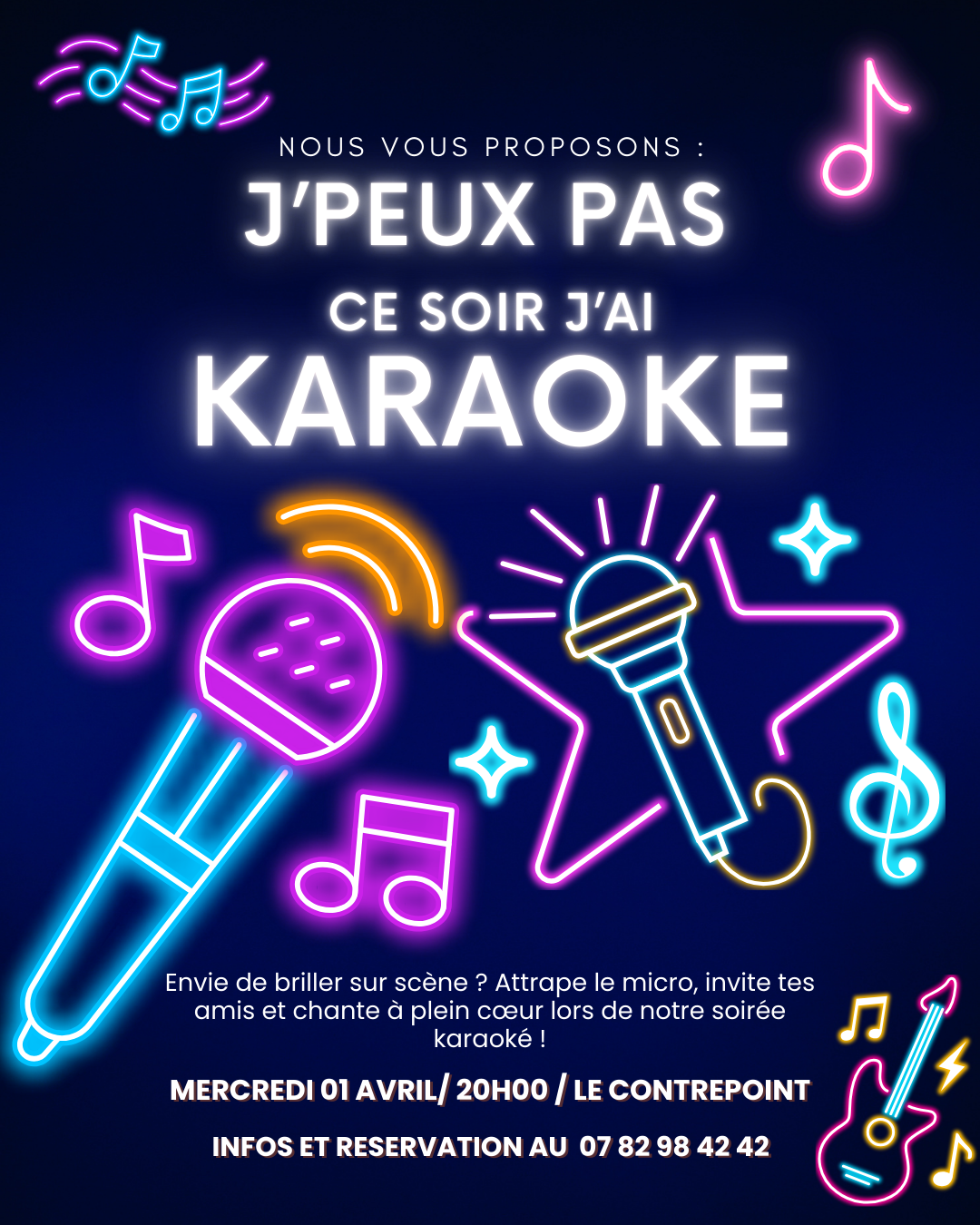 Ce soir c'est Karoké au Contrepoint