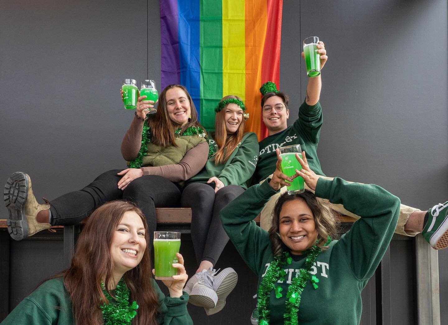 We&rsquo;re getting hyped for our first big St. Patrick&rsquo;s Day celebration in years 🍀 

Join us on Friday, 3/17. We&rsquo;ll be pulling out all the stops with limited-edition green beverages available all day long! SL&Aacute;INTES! 🍻💚⭐️