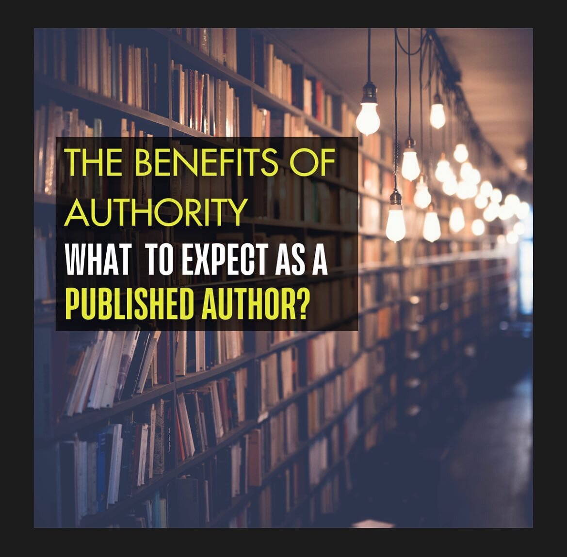 There are so many benefits of authority! How to gain more authority? Write and publish a well-written book. Don&rsquo;t write a &ldquo;throw-away&rdquo; business card book. Go to the &ldquo;Thought Bank&rdquo; at poignantpress.com to read more about 