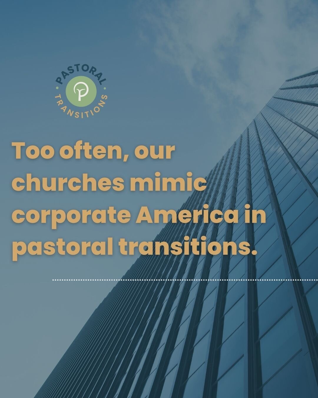 ... But we're not corporations; we're communities of faith.

Let's challenge the corporate approach and embrace a more Christ-centered model in supporting our pastors.

#FaithOverFormula #CommunityNotCorporation #pastoraltransitions