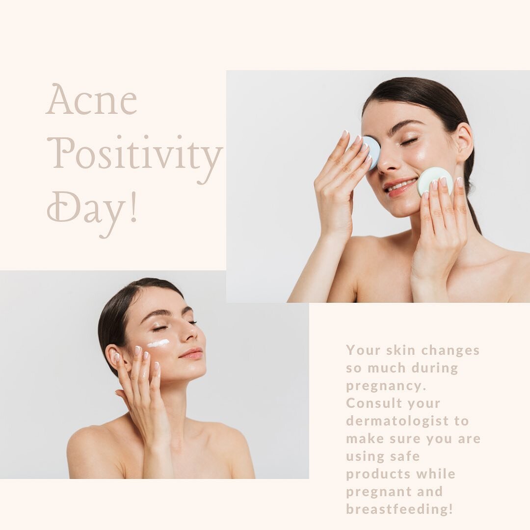 As someone who has suffered from horrible acne, I love that today is National Acne Positivity Day!

Women&rsquo;s hormones go through so many changes and imbalances while trying to conceive, being pregnant, and after pregnancy.
I cannot stress enough