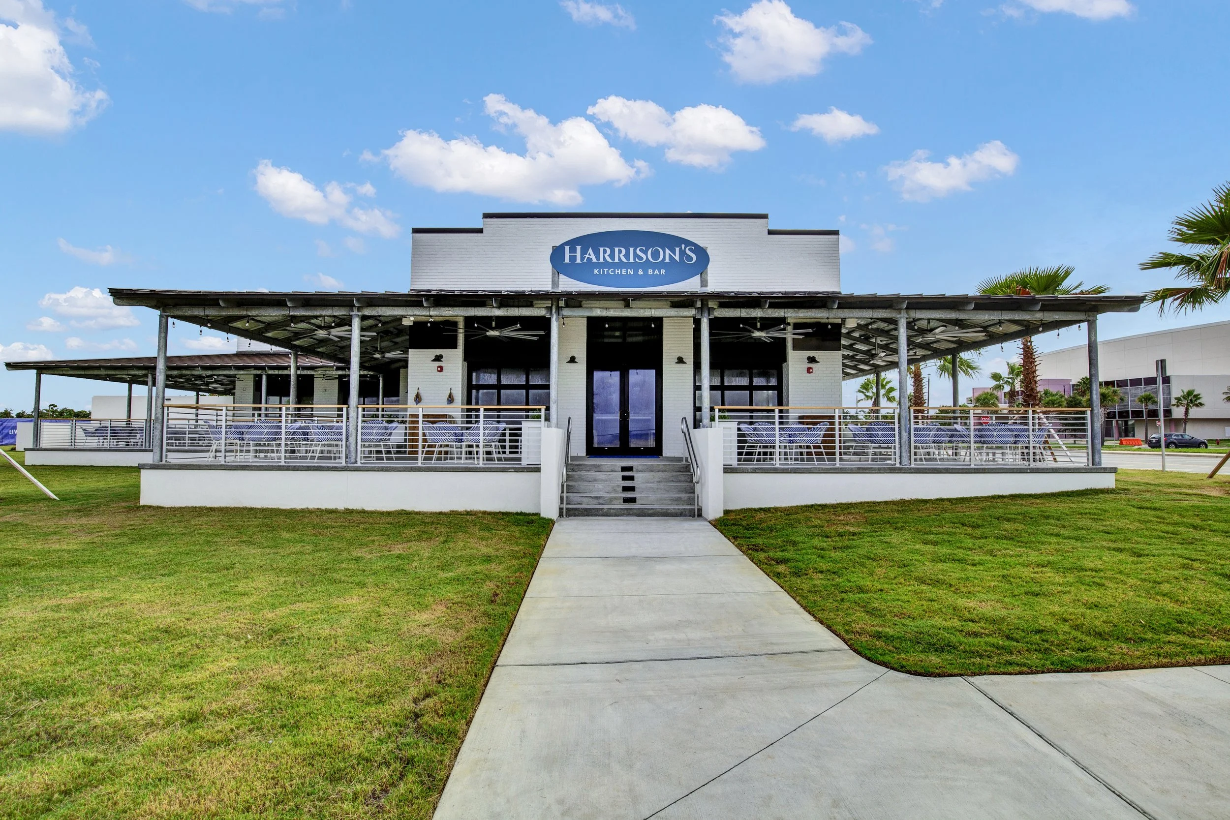 Exterior of Harrison's Kitchen & Bar restaurant
