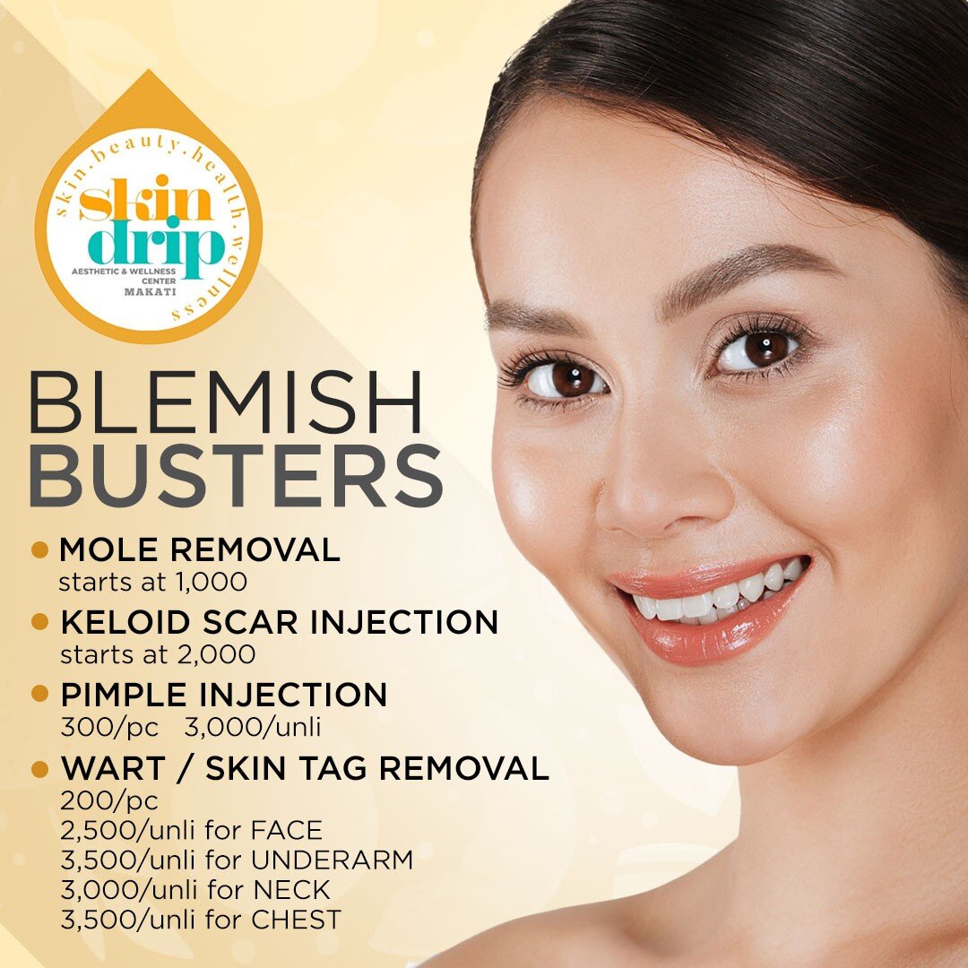 Check out our BLEMISH BUSTERS, the perfect treatments for perfect skin!