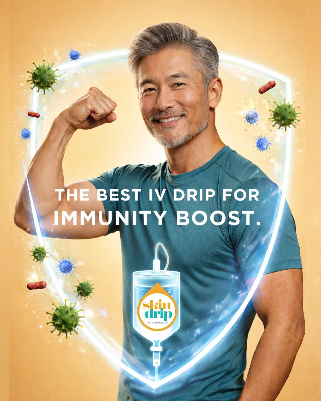 Your first line of defense starts from within.

Immuno Boost X IV SkinDrip is designed to support your body&rsquo;s natural immune response by delivering immune-supporting nutrients directly into your bloodstream &mdash; for faster absorption, strong