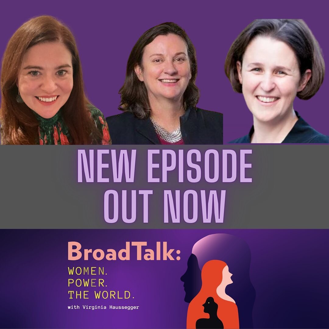 !!NEW EPISODE OUT NOW 🎉🍾💃🏻!!

With Virginia away this week, @jillianlmarsh takes the hot seat for a big broad chat with Helen Dalley-Fisher and Sally Moyle. 

The BroadTalkers tackle the leaked draft judgement on Roe v Wade, the unedifying specta