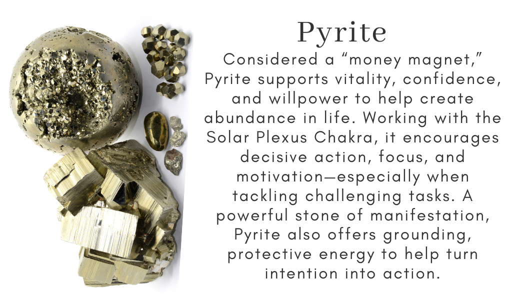 pyrite gold Find Your Center Seattle