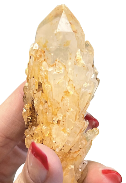 Golden Healer Candle Quartz