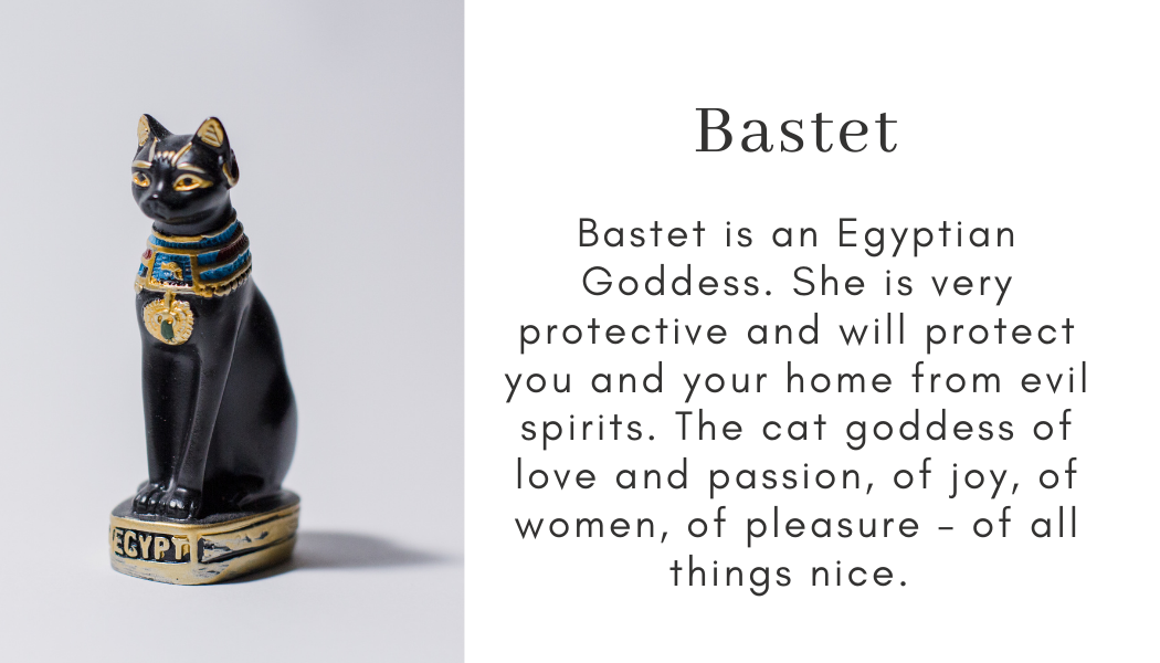 bastet egyptian goddess protection evil spirits cat love passion joy women pleasure