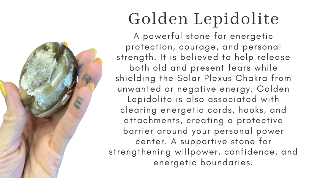 golden lepidolite find your center seattle yellow gold