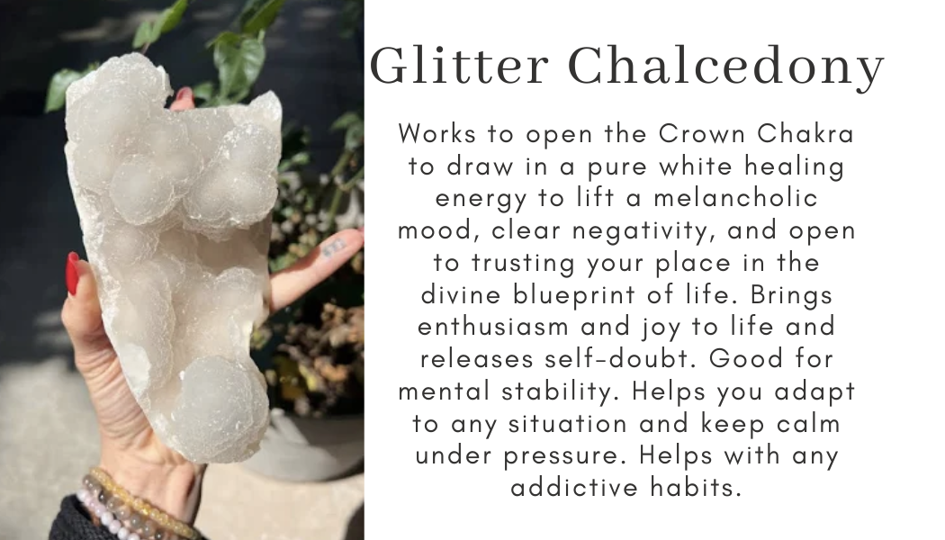 crown chakra melancholy clears negativity sense of place in the universe enthusiasm joy self-doubt mental stability adapt calm break addictive habits