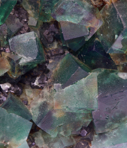 Purple Window Phantom Fluorite 