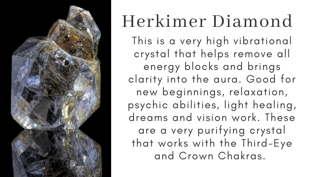 herkimer diamond crystal clear find your center seattle