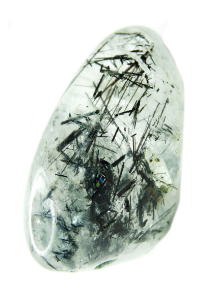 Black Tourmaline in Quartz