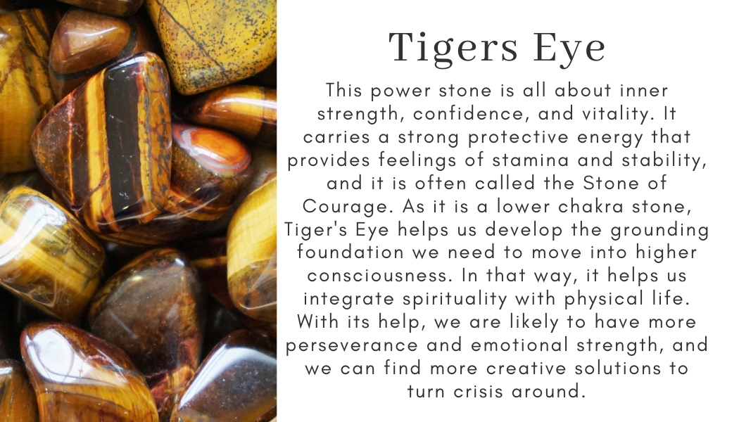 tigers eye brown tan Find Your Center Seattle