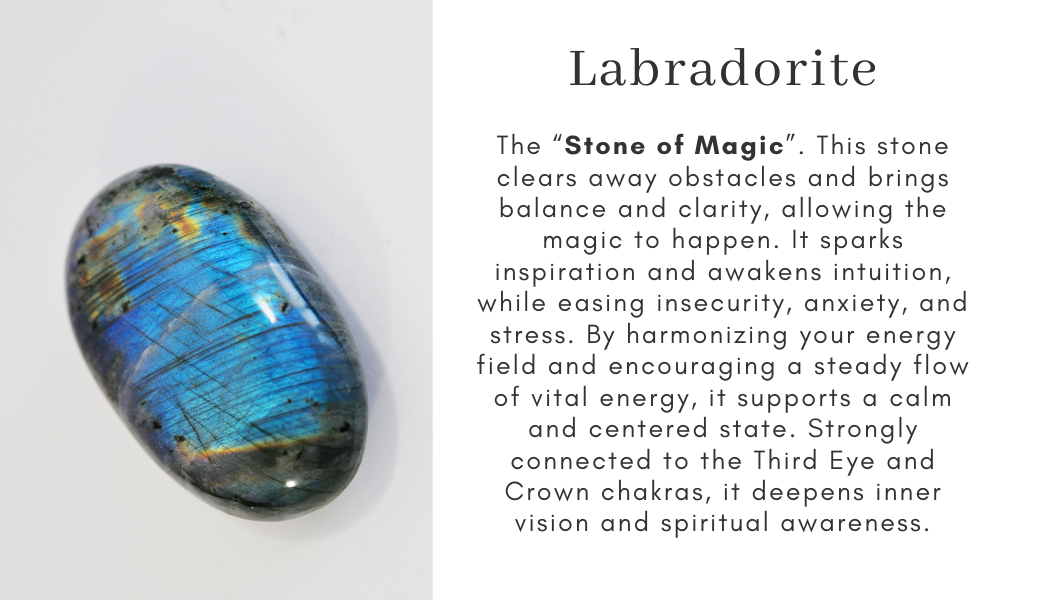 stone of magic clears obstacles balance clarity inspiration intuition calm centered Third Eye Crown Chakras inner vision spiritual awareness