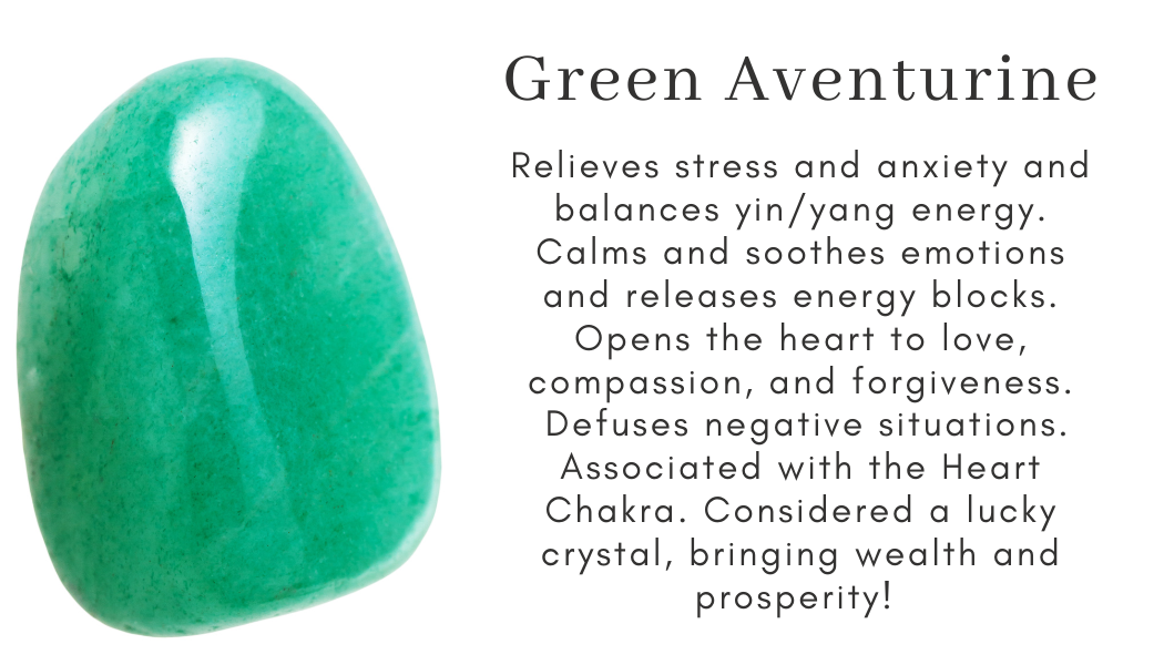 green aventurine crystal Find Your Center