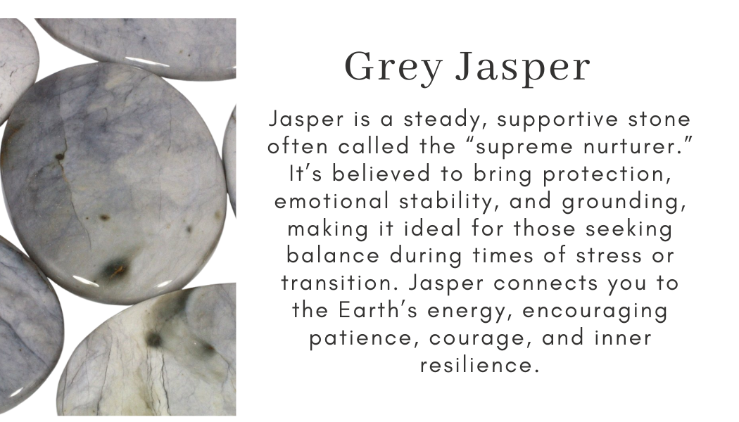 grey jasper crystal Find Your Center Seattle