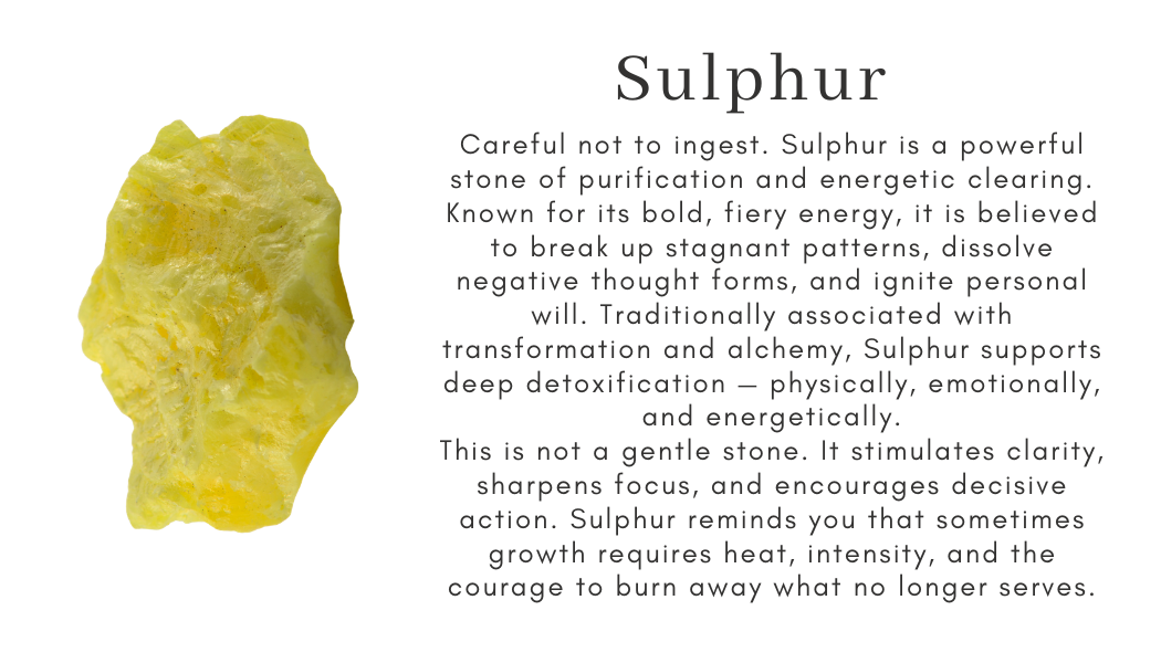 sulphur yellow Find Your Center