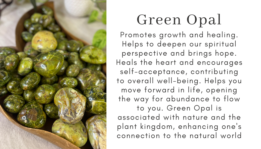 green opal crystal Find Your Center Seattle