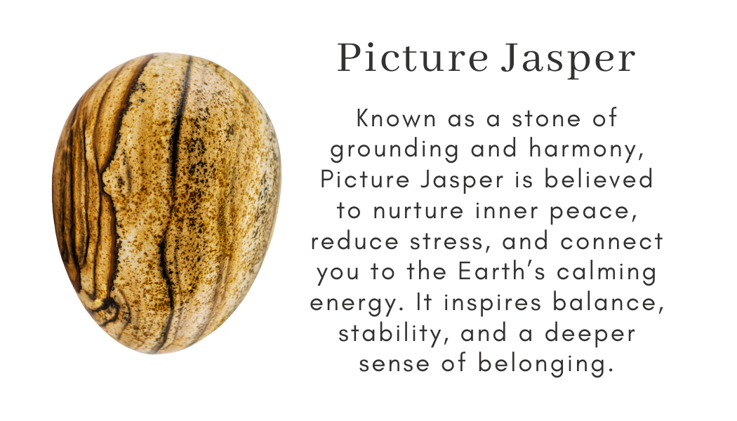 picture jasper brown tan crystal Find Your Center Seattle