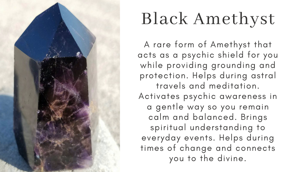 rare form of Amethyst psychic shield grounding protection astral travel meditation psychic awareness divine connection