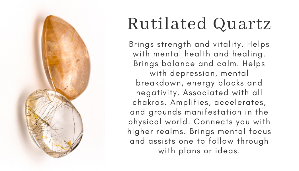 rutilated quart titanium golden hair Find Your Center Seattle