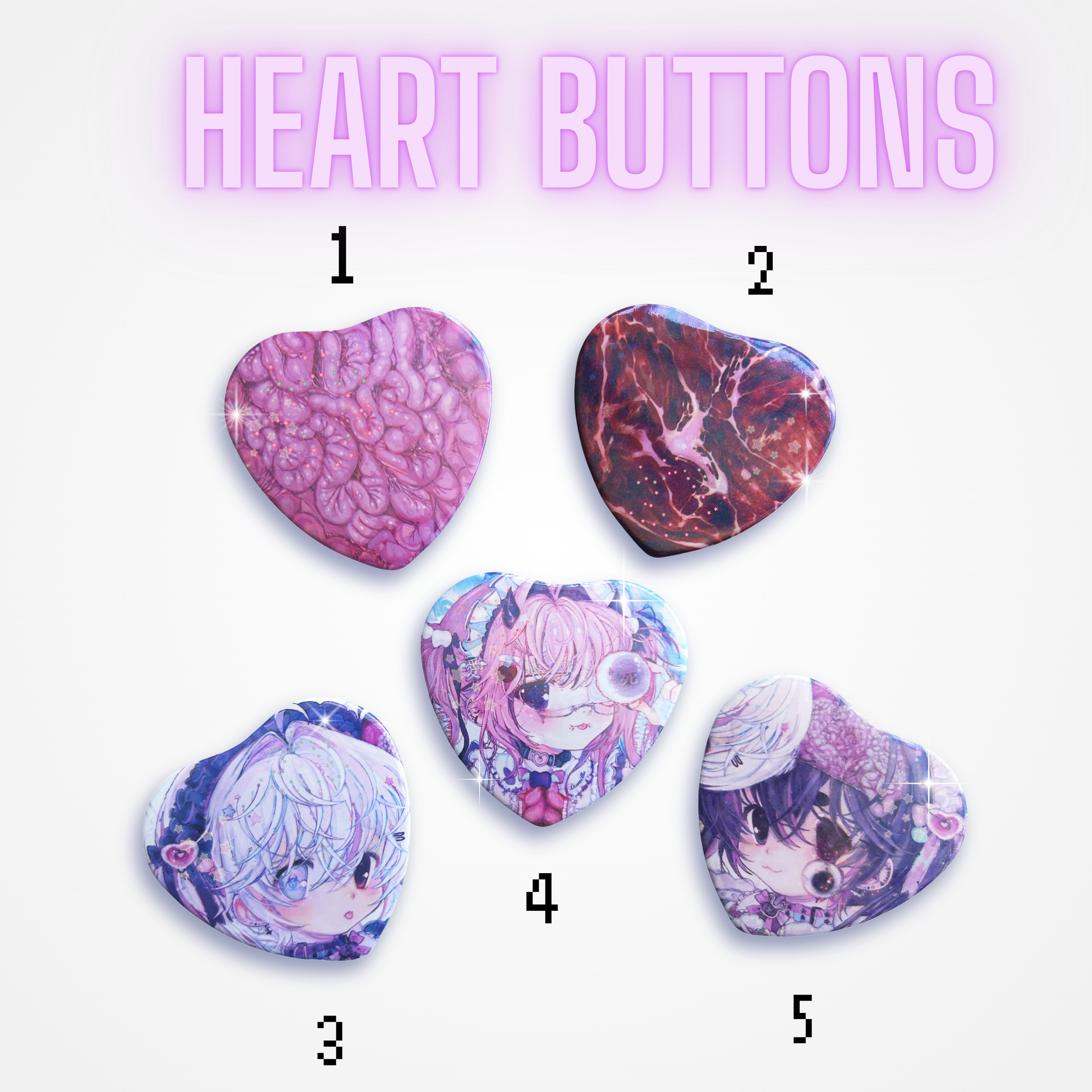 CHOOSE YOUR OWN - 3 BUTTON SET