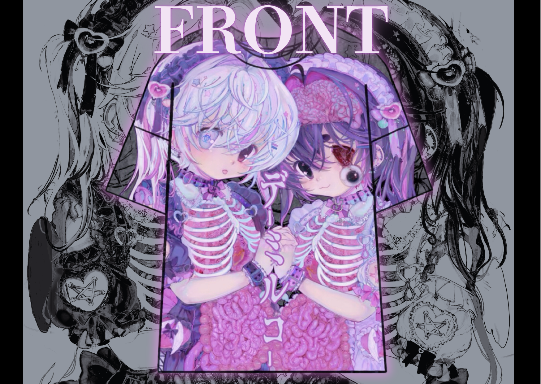 THE TWINS - TYPE A OVERSIZED T-SHIRT (PRE ORDER)