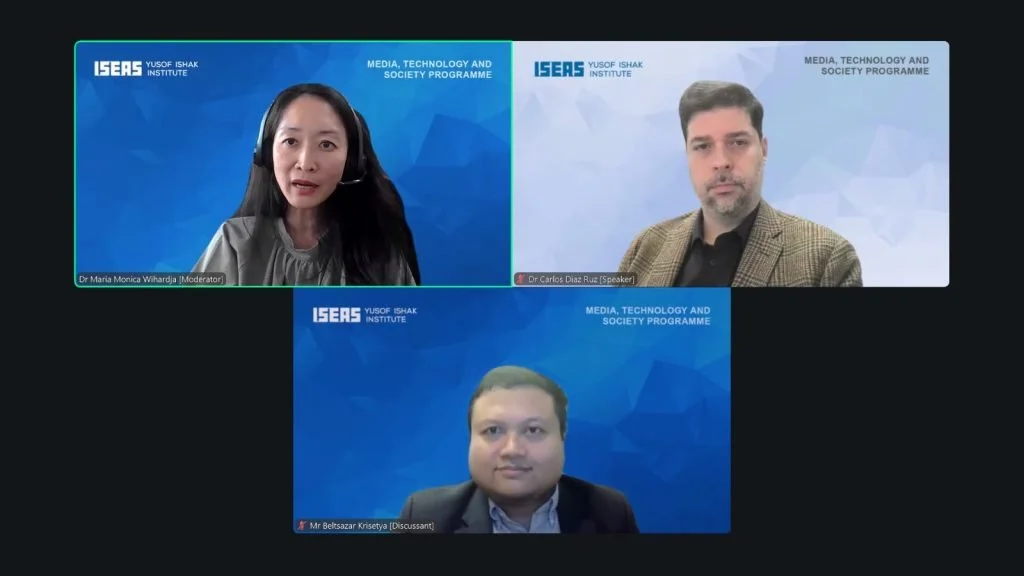 Carlos Diaz Ruiz spoke at a Webinar on “Market-Oriented Disinformation and the Threat of Agentic Disinformation”