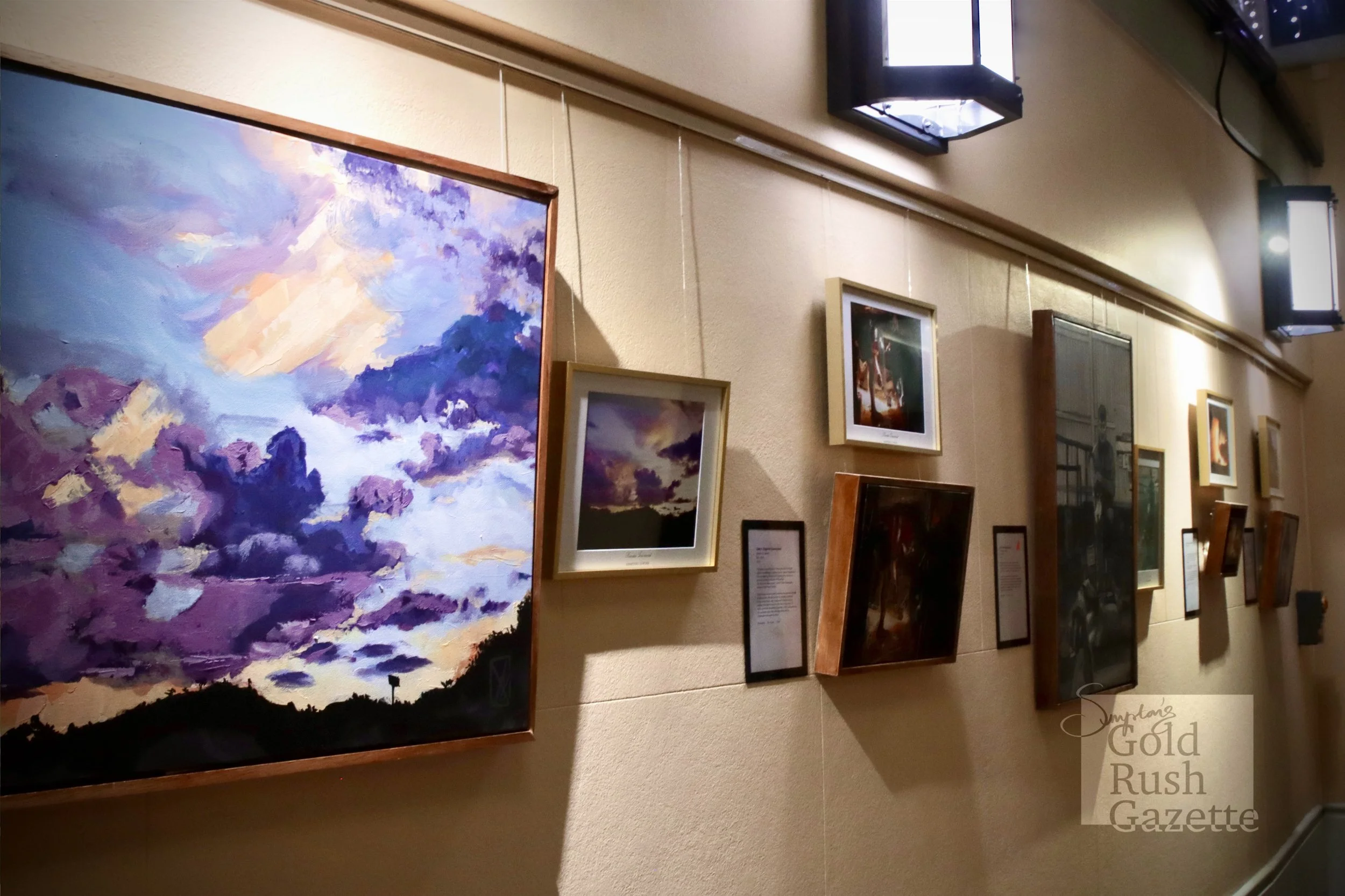 'The World in Study' exhibition featuring works by Xander Townsend held at the Charters Towers World Theatre (2023)