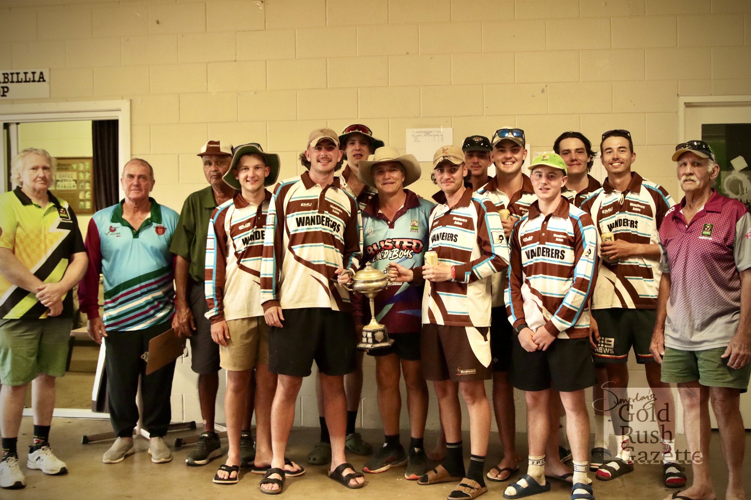 Winners at the 2025 Goldfield Ashes awards presentation