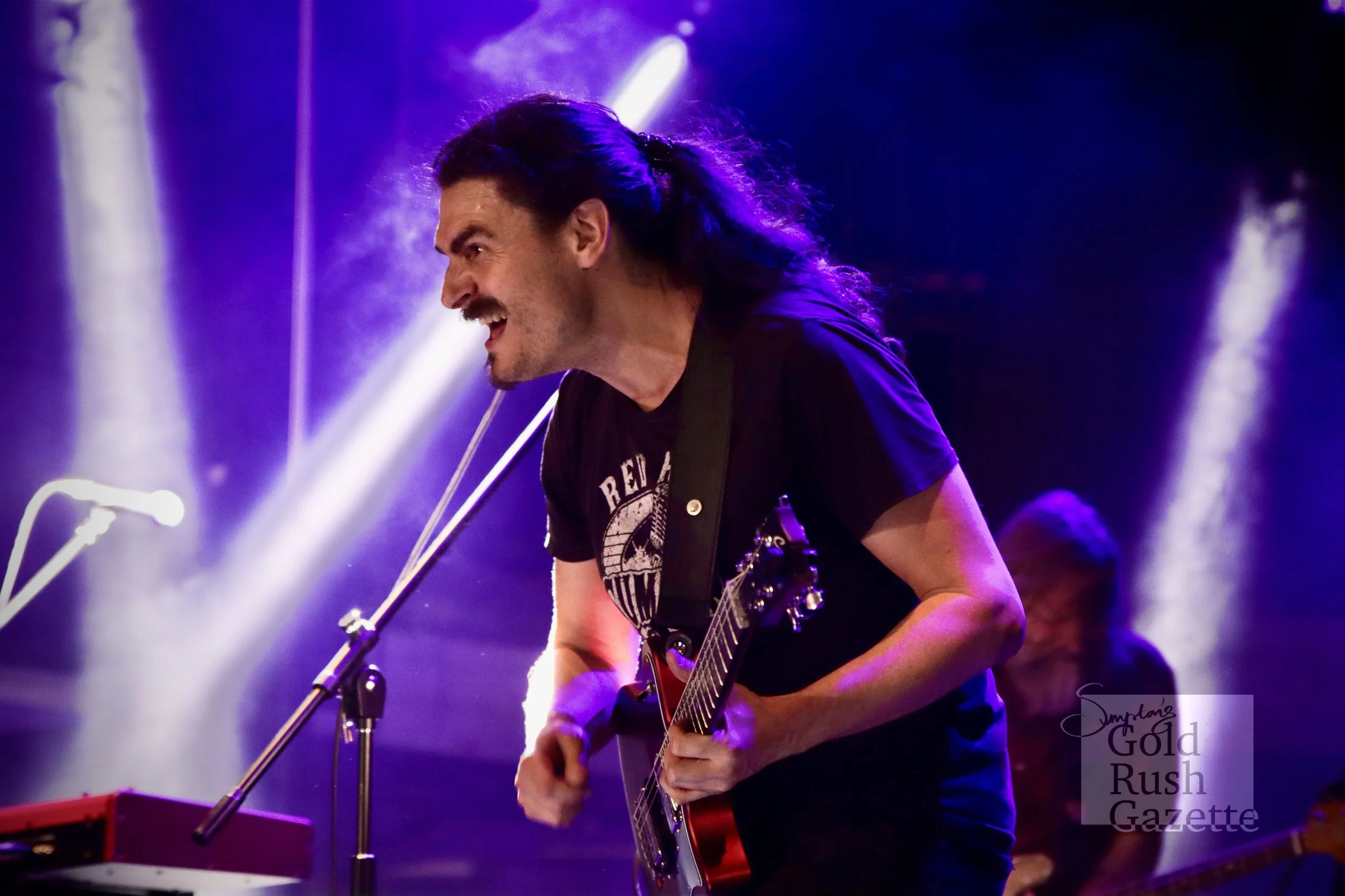 Thirsty Merc performing at the 2024 Rush Festival Concert at the Charters Towers Showgrounds