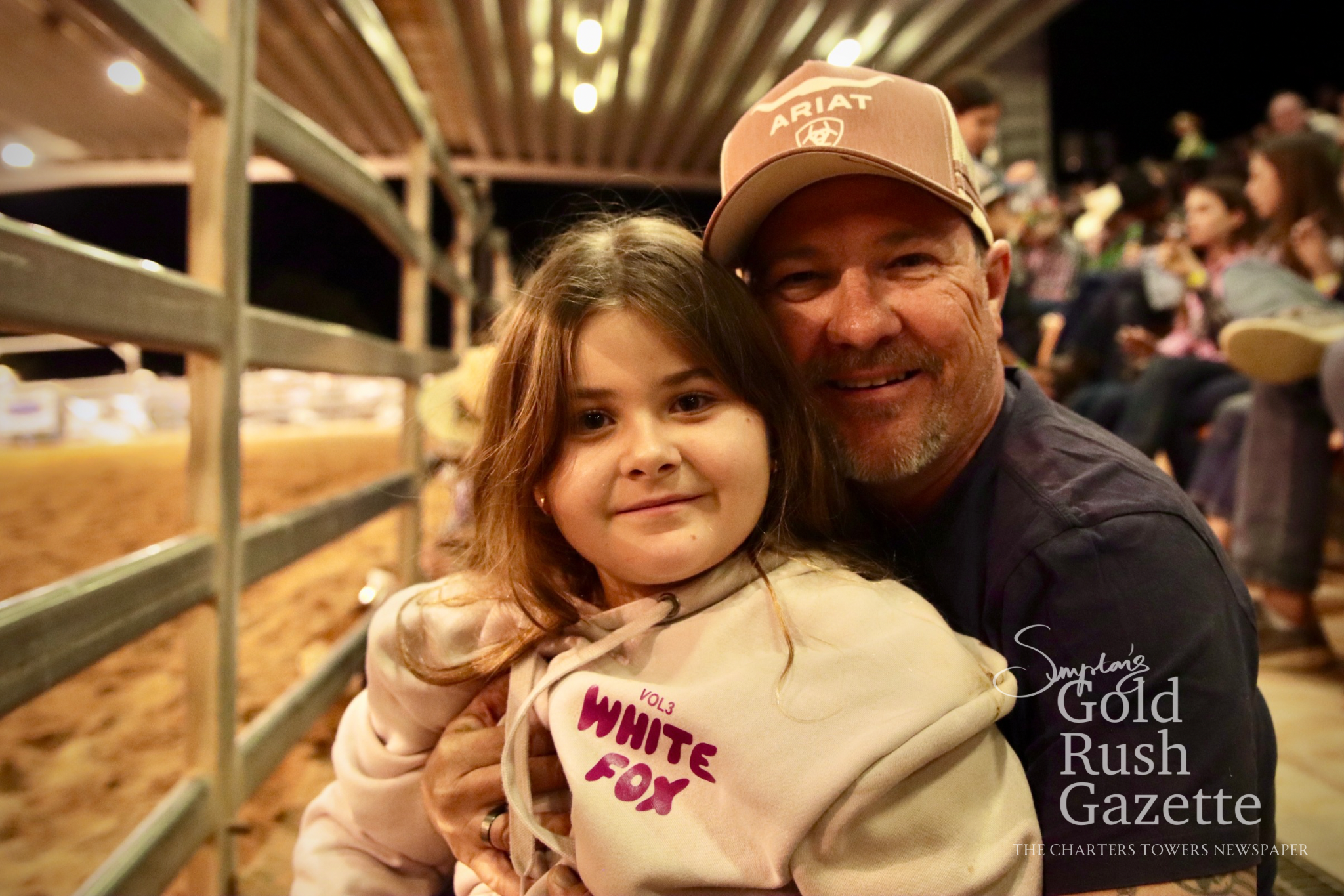 Sophia and Damon Black at the 2025 Heart of the Goldfields Charters Towers Rodeo