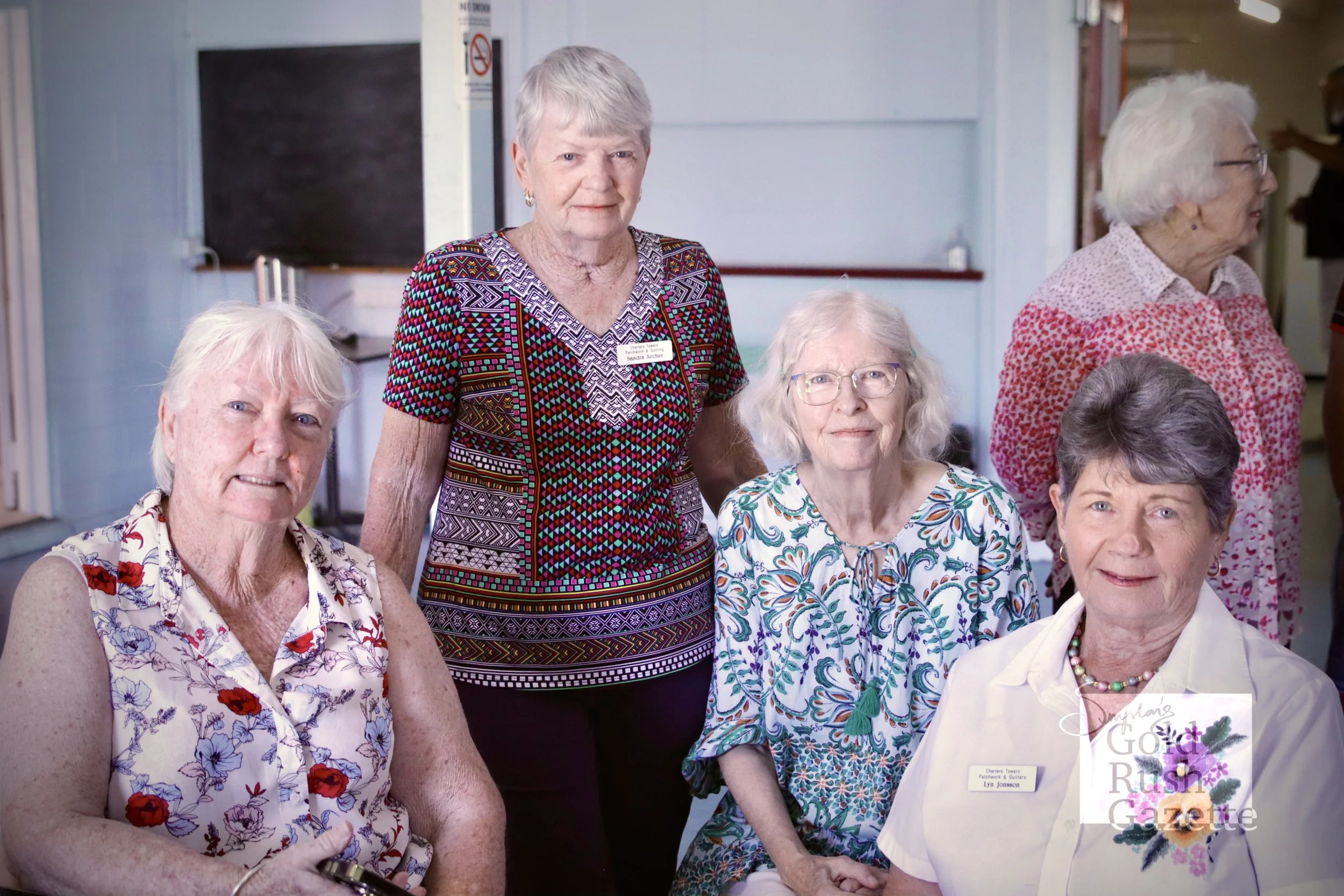 The wall hanging to commemorate the 150 Year Anniversary of Charters Towers created by the Charters Towers Patchwork & Quilters Group presented to the Charters Towers Regional Council (2023)