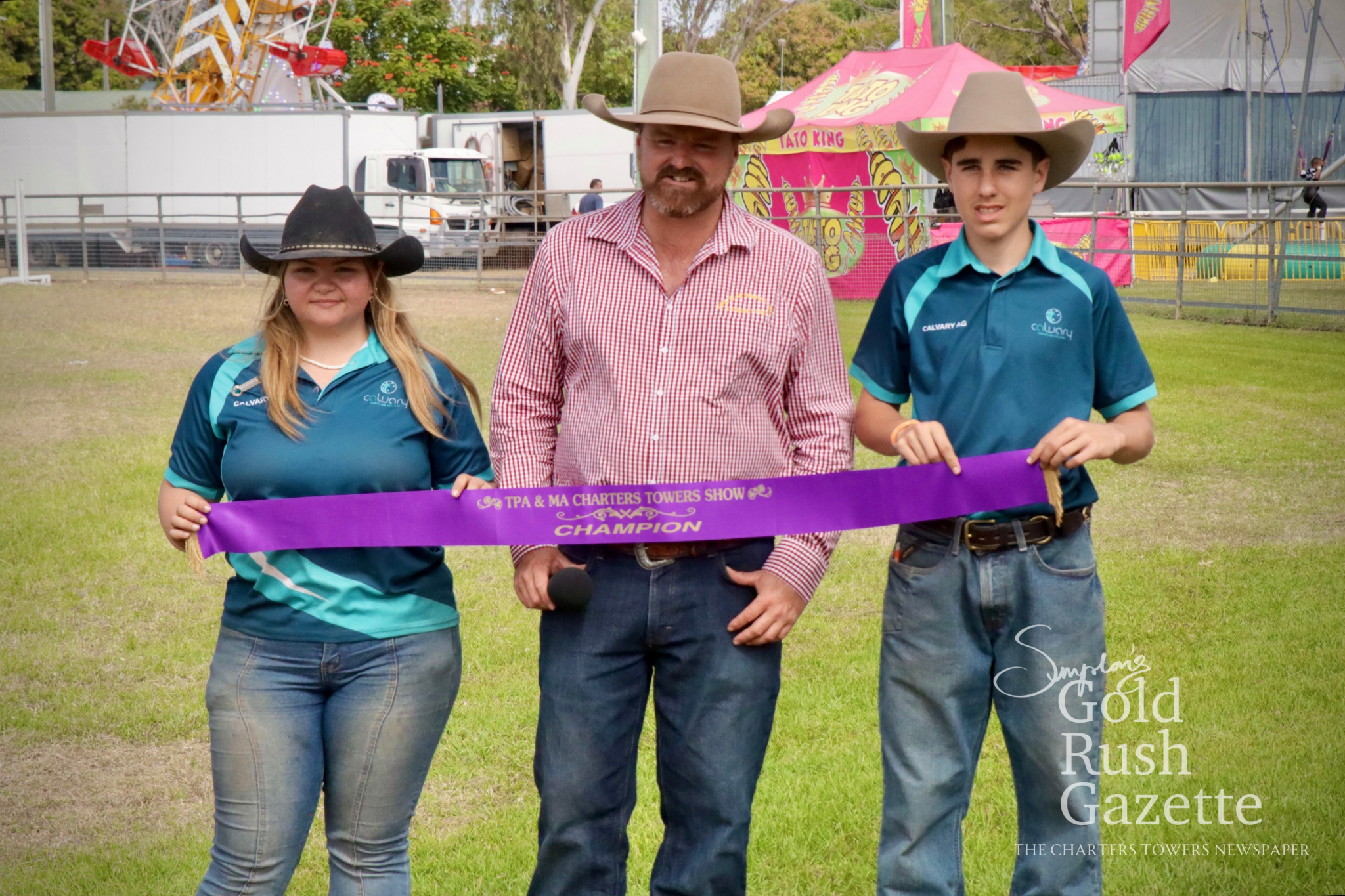 The 2026 Charters Towers Show parade and awards presentation at the Showgrounds