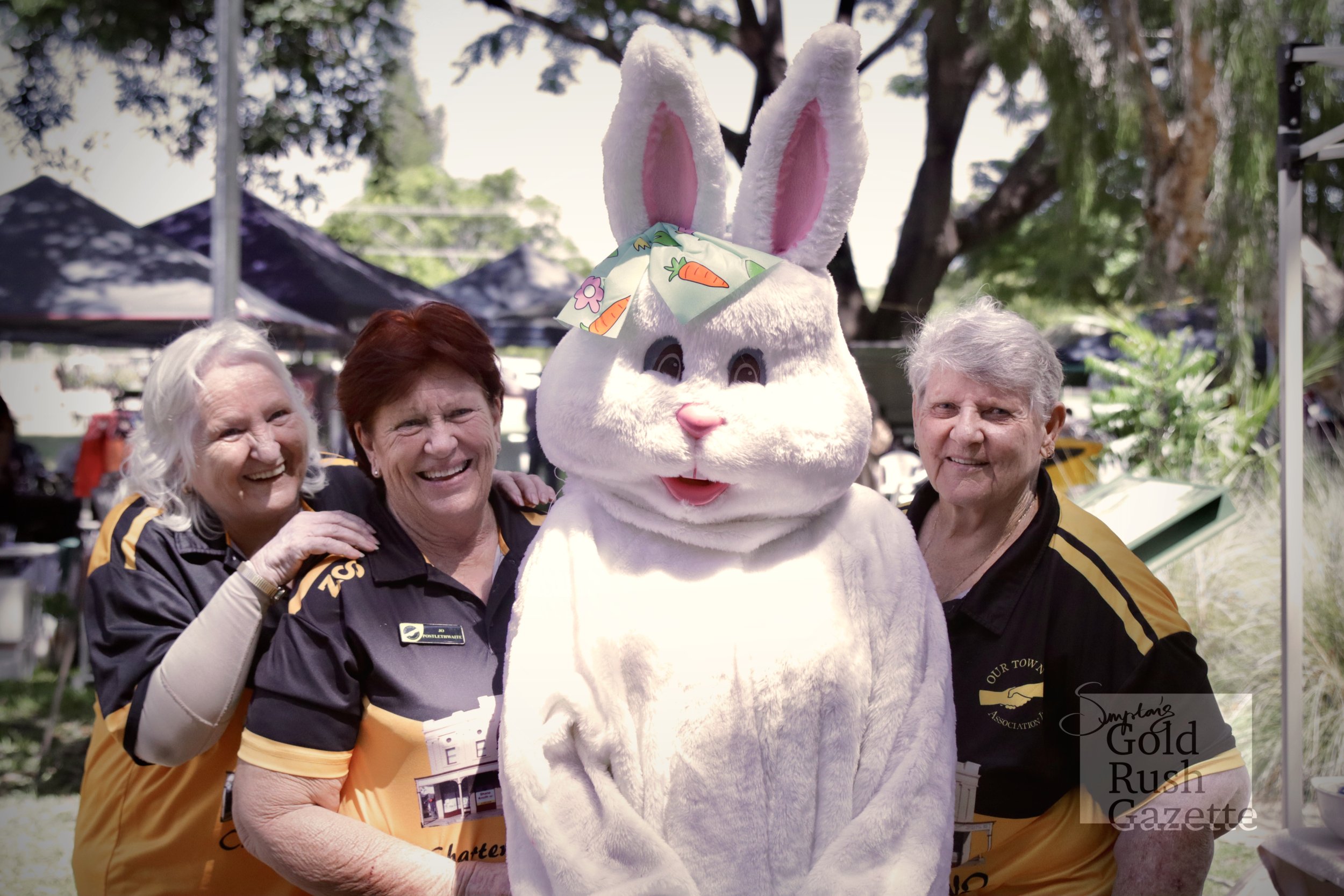 The Easter festivities at this month’s Centenary Park Charity Markets (2023)