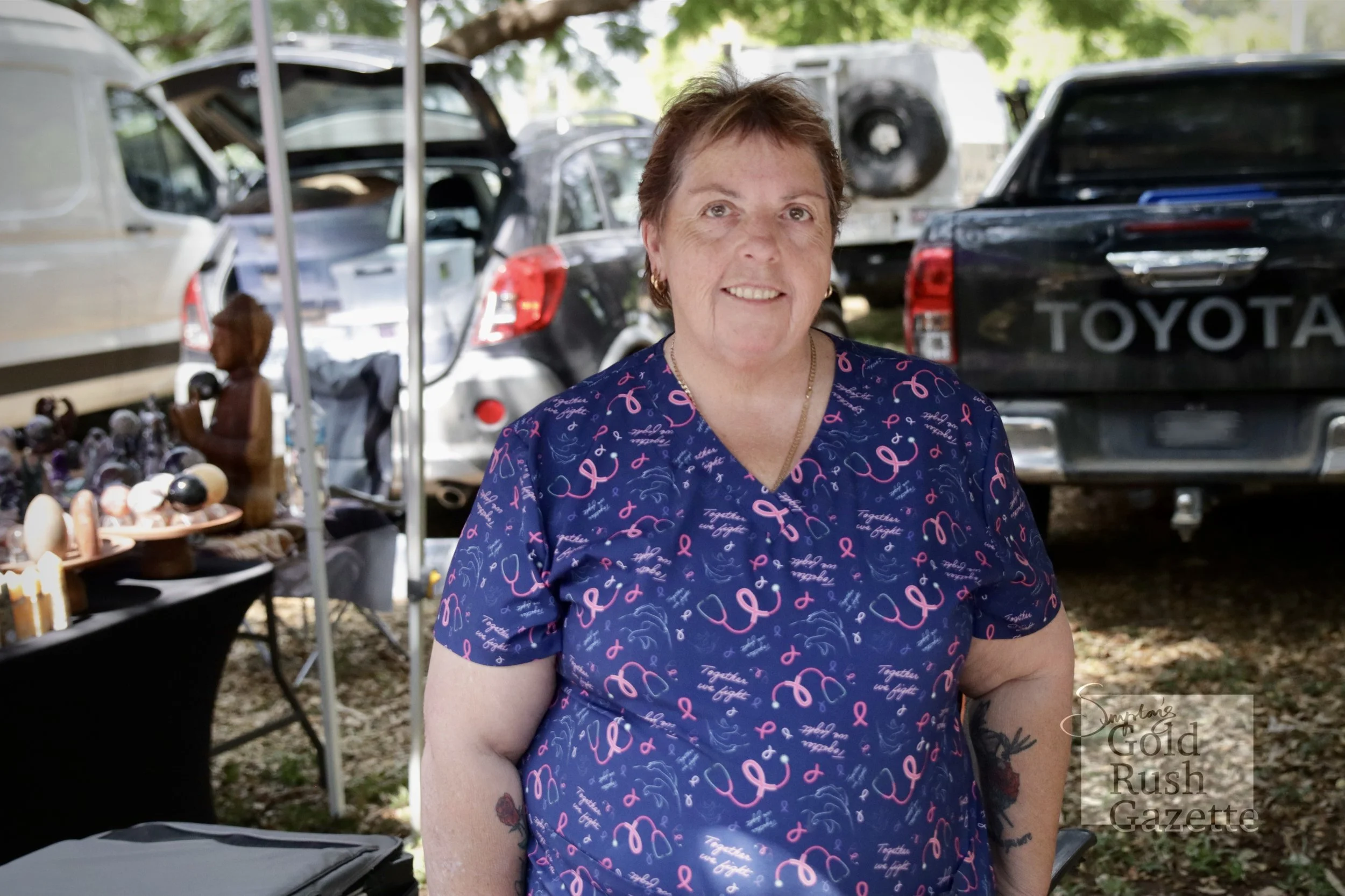 Stallholder 'Fran's Homemade Cooking' at the September Centenary Park Charity Markets (2024)