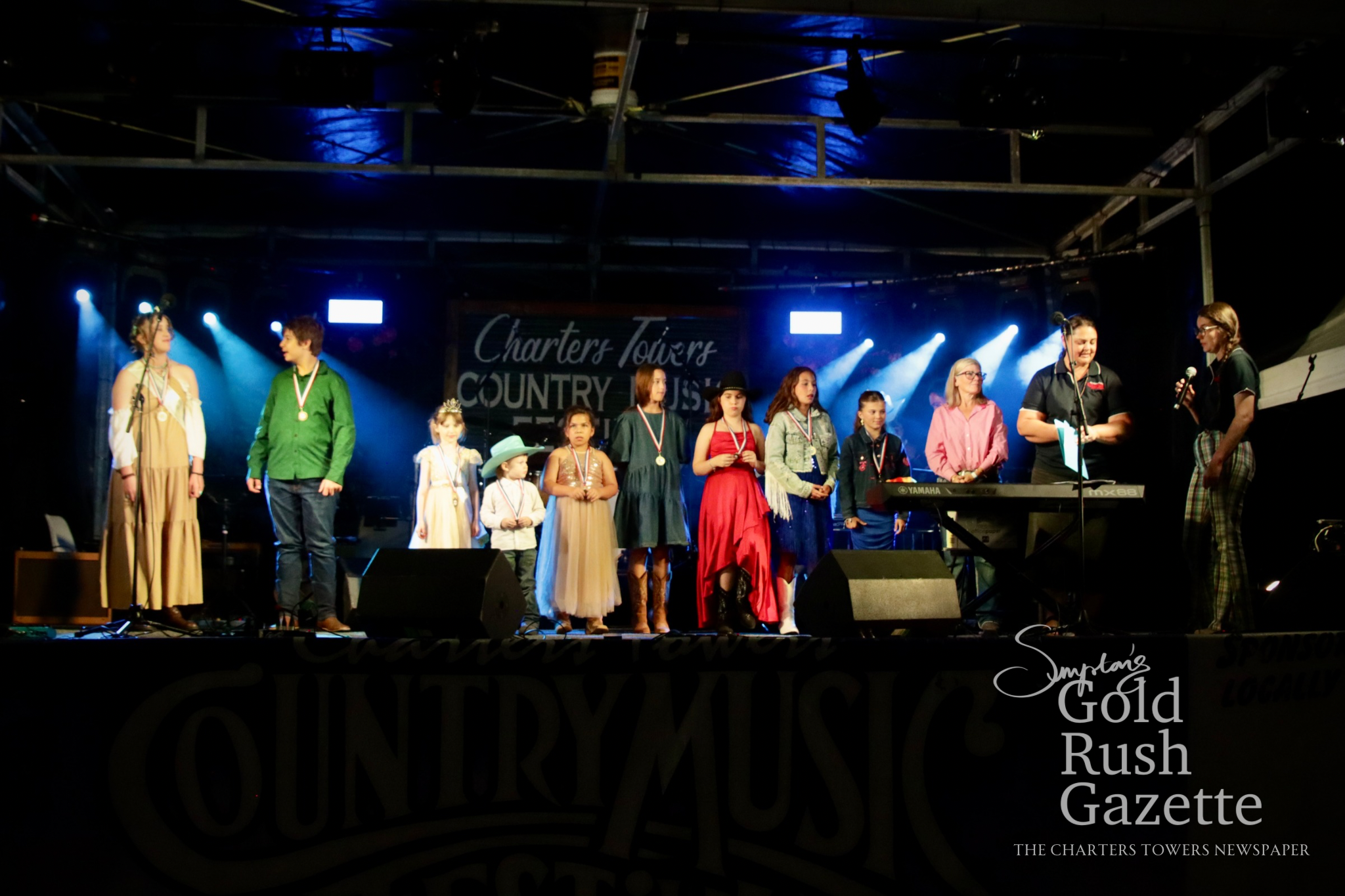 Prince & Princess Competition entrants at the 2026 Charters Towers Country Music Festival 