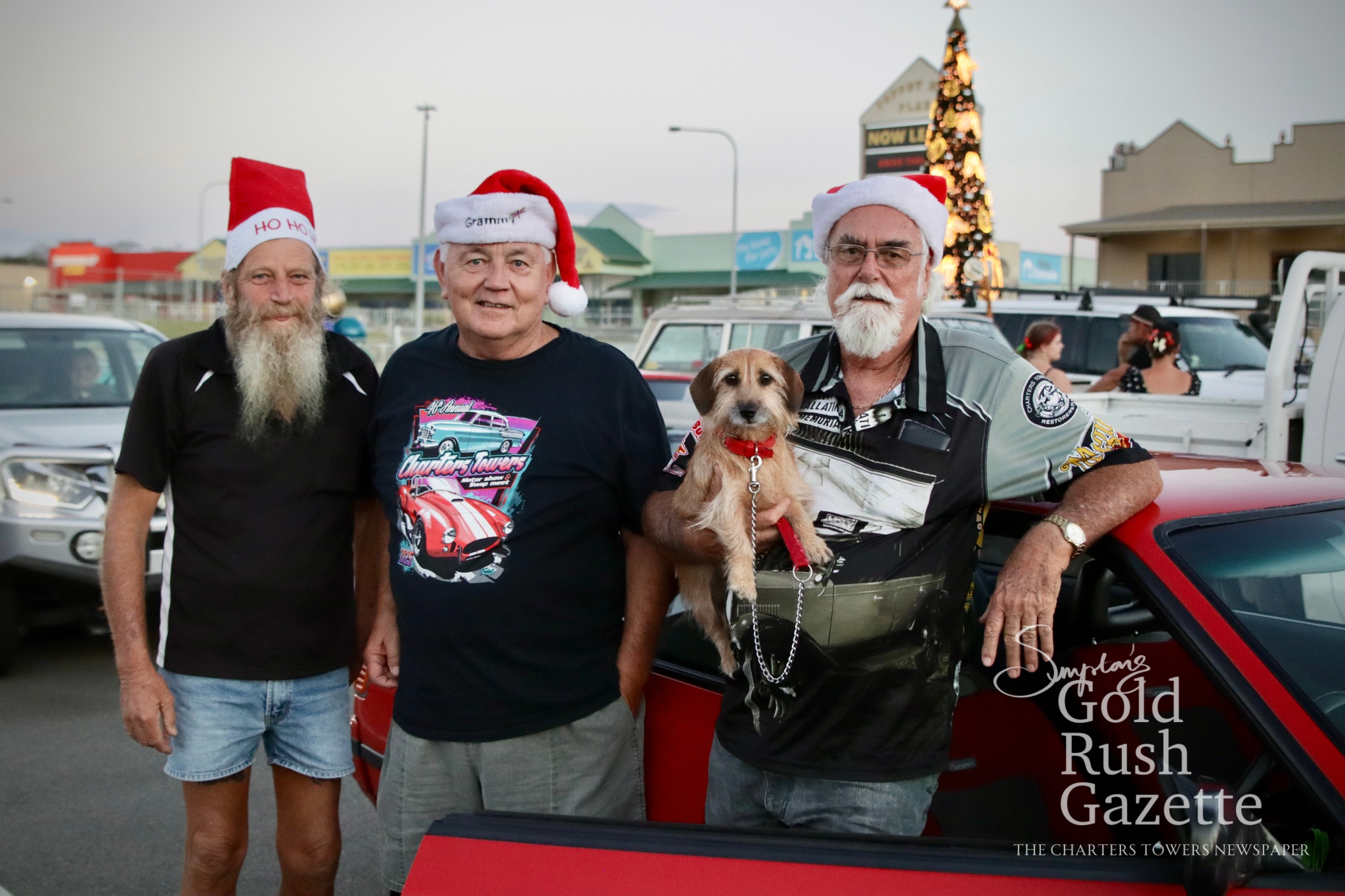 The annual Gold City Raceway Christmas Light Cruise at Poppet Head Plaza within Goldtower Central (2025)