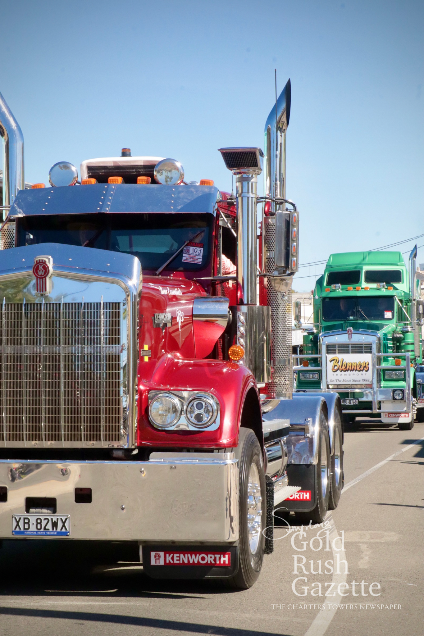 The 2026 Saturday Motor Show & Swap Meet Super Cruise down Gill Street