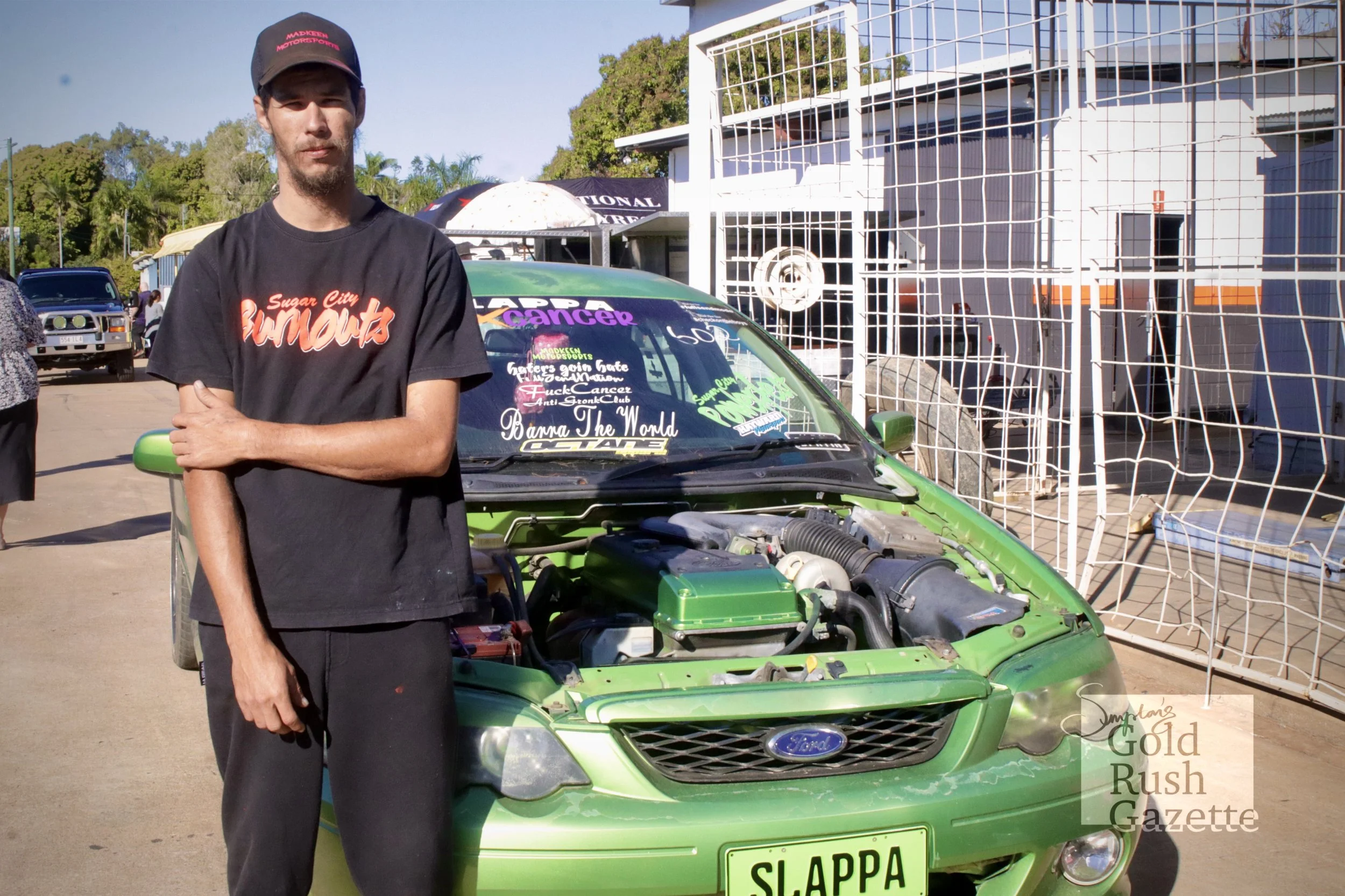 Kyran Lloyd from Madkeen Motorsports at the Towers Tyres and More Grand Opening (2024)
