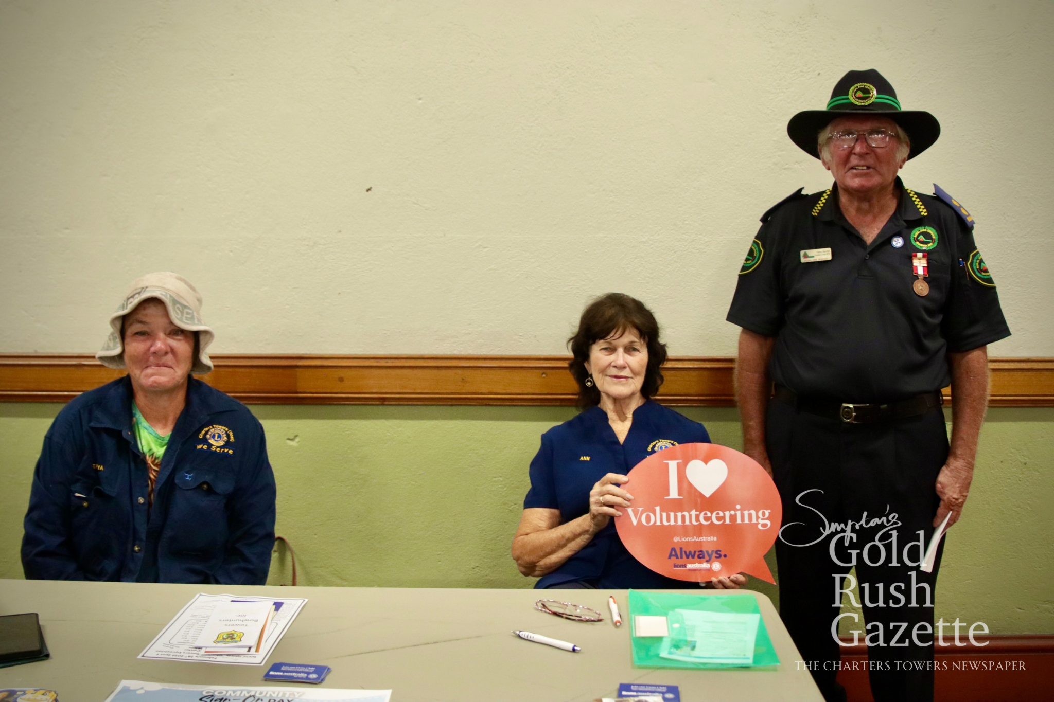 Charters Towers Lions Club at the 2026 Charters Towers Regional Council Community Sign-On Day at the Arthur Titley Centre 